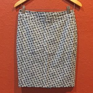 Fun Floral Ann Taylor Pencil Skirt